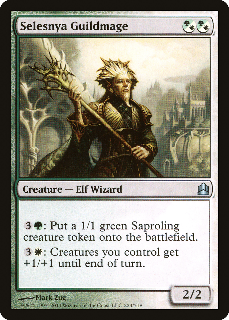 Selesnya Guildmage (CMD-224) [Commander 2011] MTG Single Wizards of the Coast