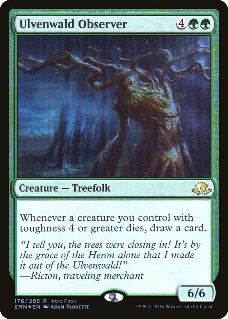 Ulvenwald Observer (UMP-176) [Eldritch Moon Promos] Foil MTG Single Wizards of the Coast