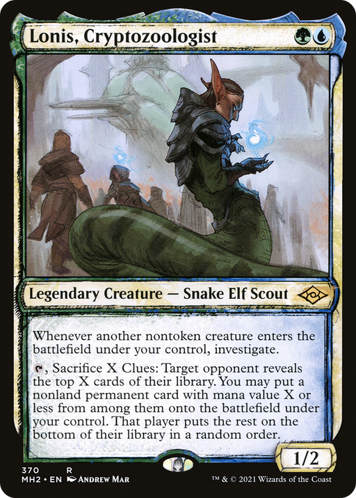 Lonis, Cryptozoologist (MH2-370) [Modern Horizons 2] (Showcase) MTG Single Modern Horizons 2