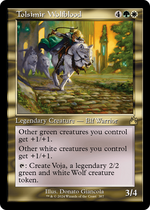 Tolsimir Wolfblood (RVR-387) [Ravnica Remastered] Foil MTG Single Wizards of the Coast