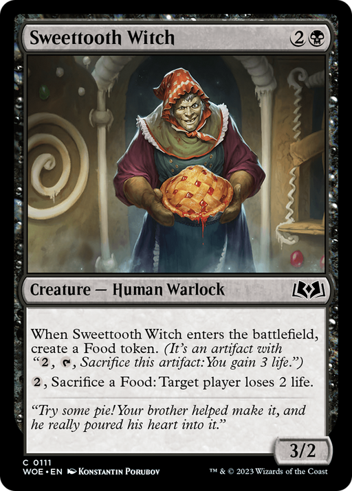 Sweettooth Witch (WOE-111) [Wilds of Eldraine] Foil MTG Single Wizards of the Coast