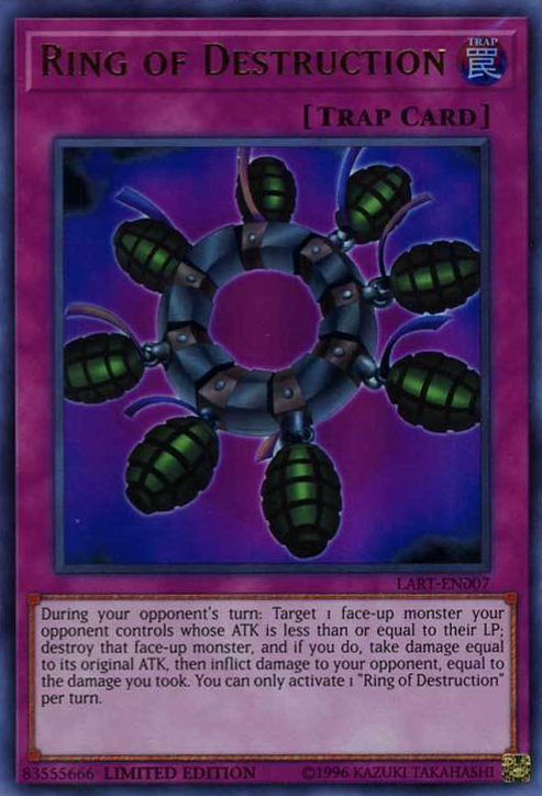 Ring of Destruction [LART-EN007] Ultra Rare Yugioh Single Yu-Gi-Oh!   