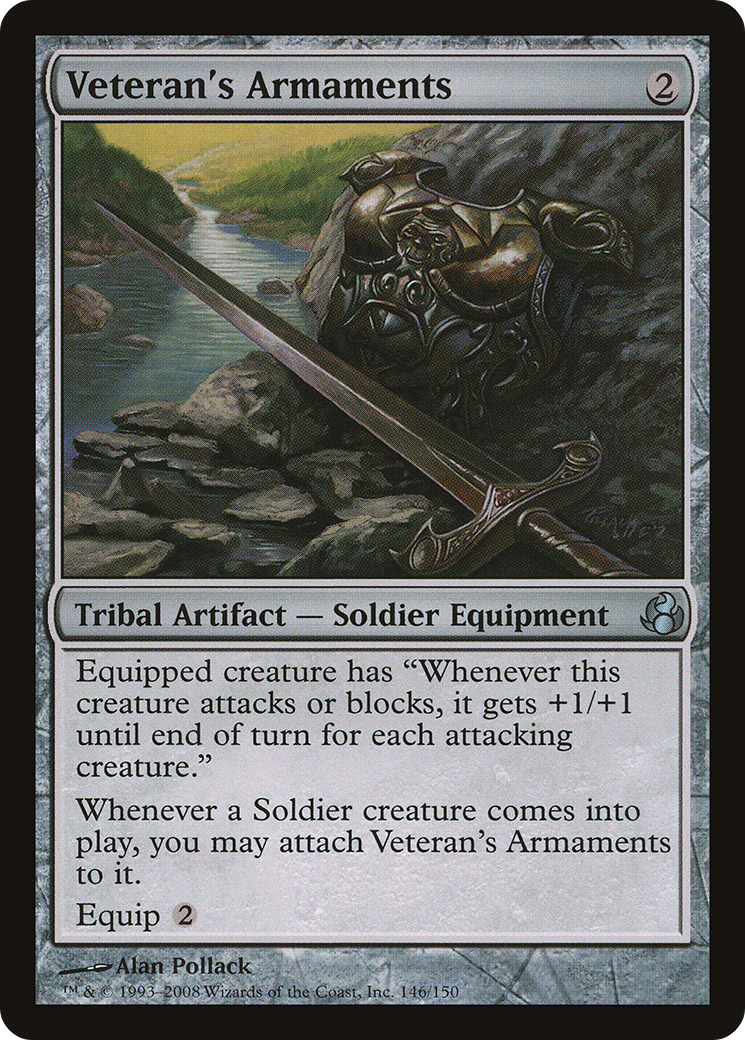 Veteran's Armaments (MOR-146) [Morningtide] Foil MTG Single Wizards of the Coast