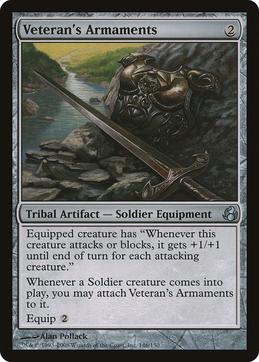 Veteran's Armaments (MOR-146) [Morningtide] Foil MTG Single Wizards of the Coast