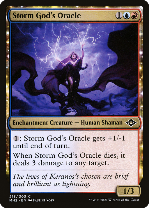 Storm God's Oracle (MH2-213) [Modern Horizons 2] MTG Single Modern Horizons 2