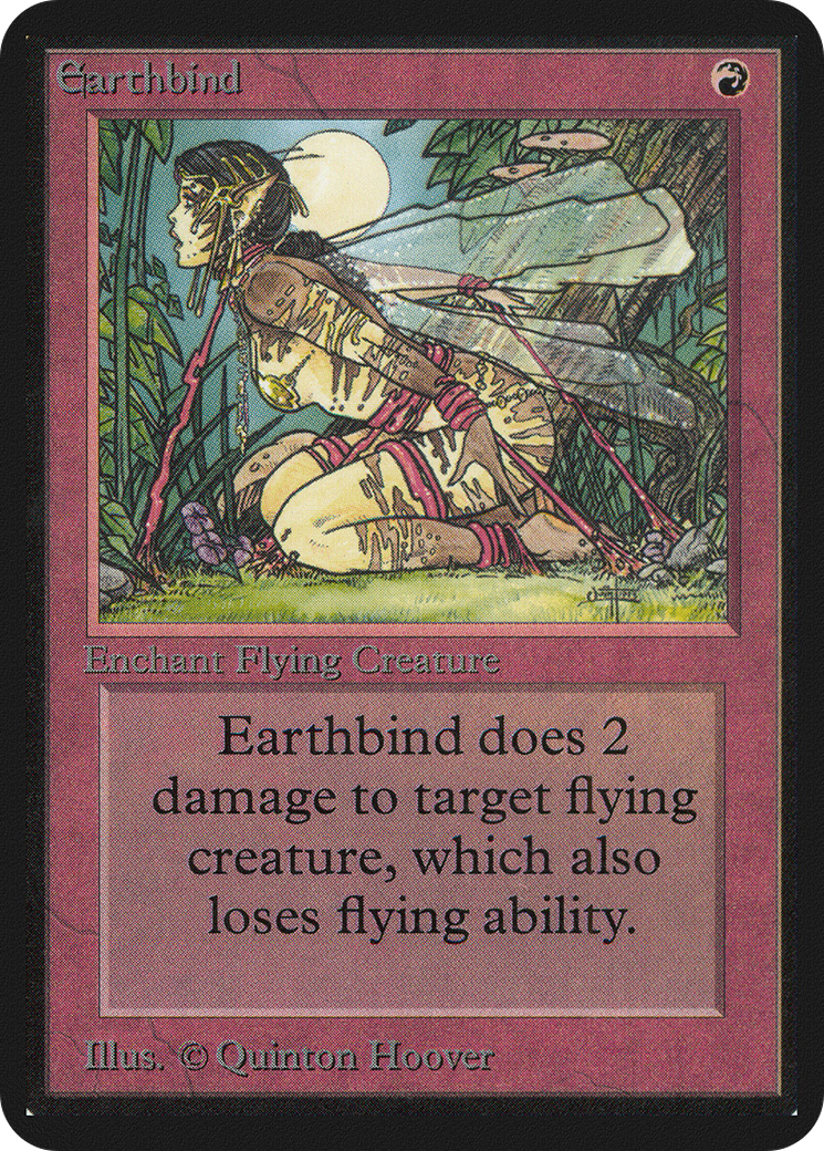 Earthbind (LEA-) [Oldschool] Limited Edition Alpha MTG Single Wizards of the Coast