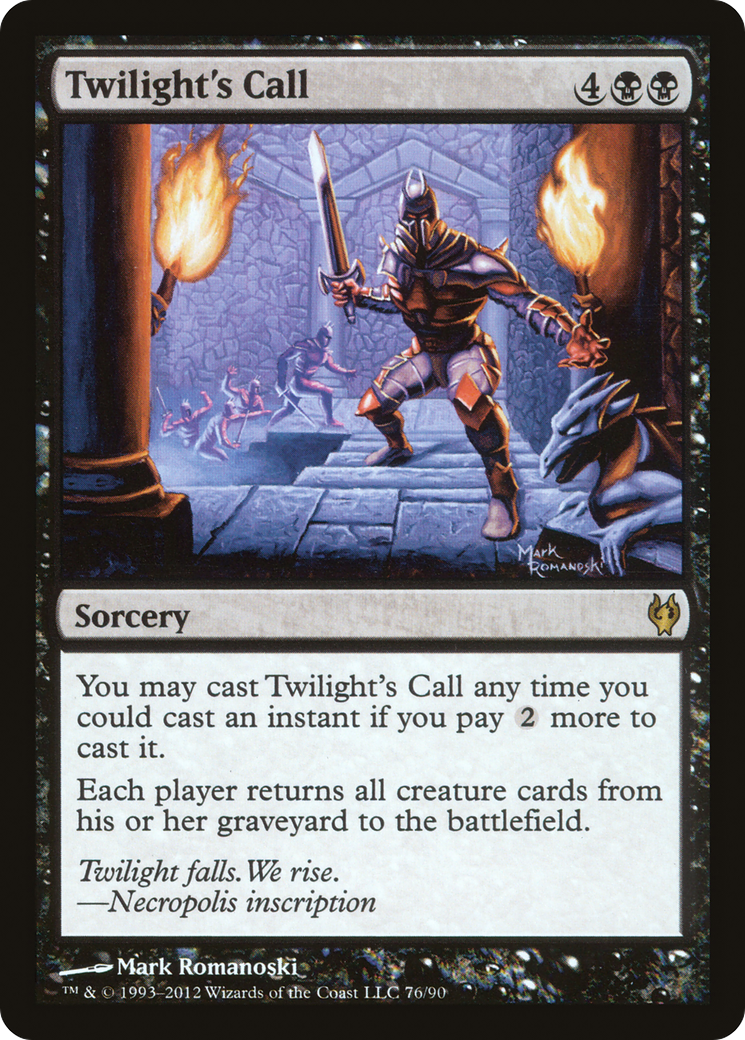 Twilight's Call (DDJ-076) [Misc] Duel Decks: Izzet vs. Golgari MTG Single Wizards of the Coast
