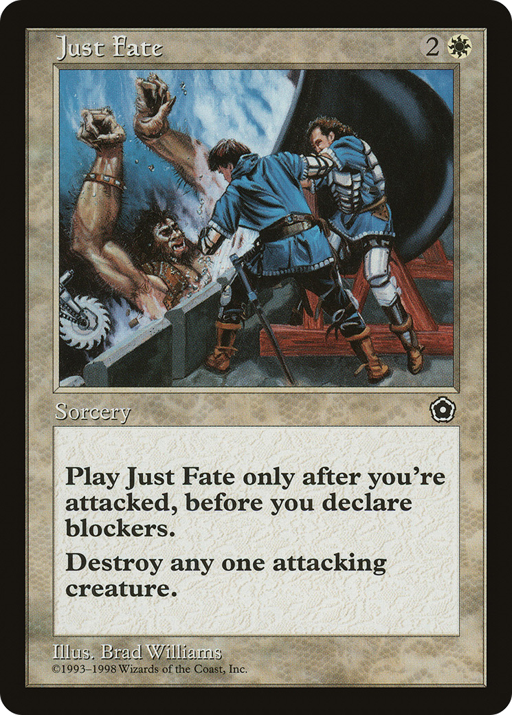 Just Fate (P02-) [Misc] Portal Second Age MTG Single Wizards of the Coast