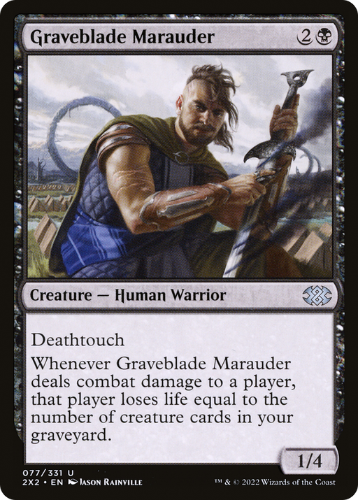 Graveblade Marauder (2X2-077) [Double Masters 2022] MTG Single Wizards of the Coast