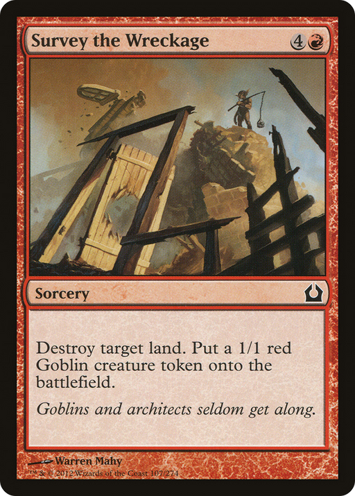 Survey the Wreckage (RTR-107) [Return to Ravnica] MTG Single Wizards of the Coast
