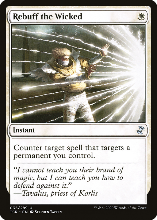 Rebuff the Wicked (TSR-035) [Time Spiral Remastered] MTG Single Wizards of the Coast
