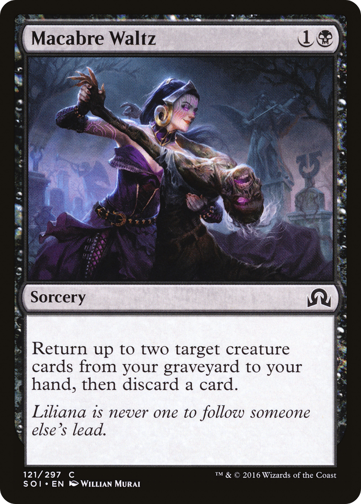 Macabre Waltz (SOI-121) [Shadows over Innistrad] Foil MTG Single Wizards of the Coast