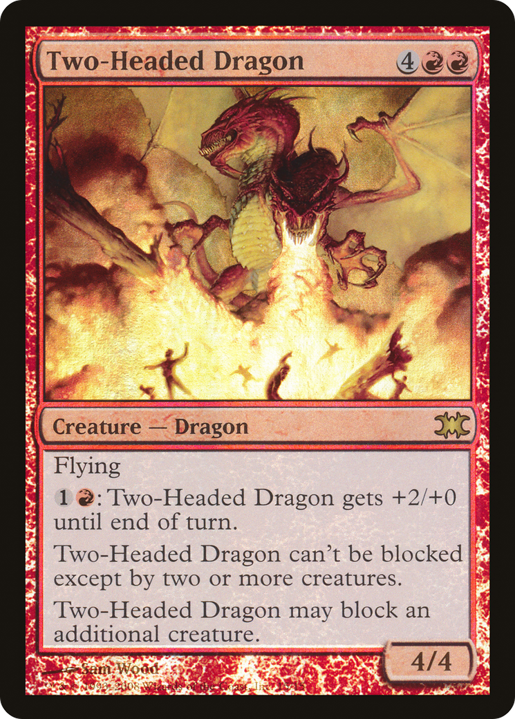Two-Headed Dragon (DRB-015) [Misc] From the Vault: Dragons Foil MTG Single Wizards of the Coast