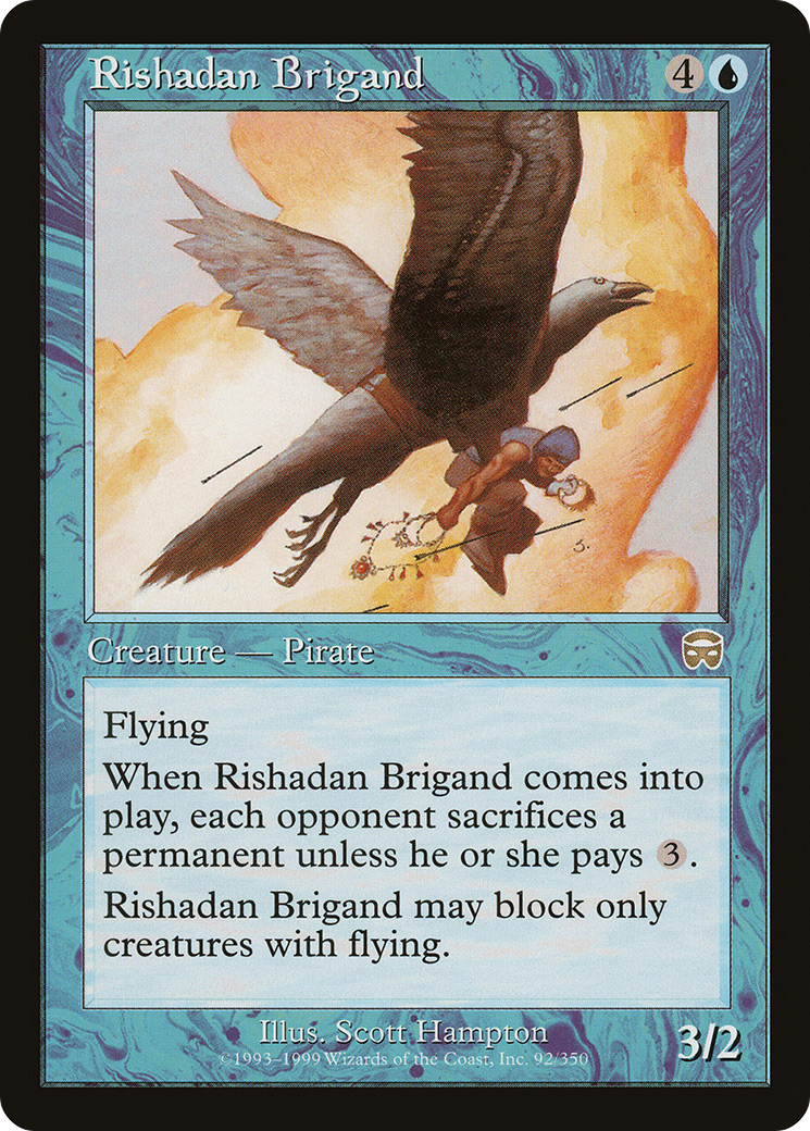 Rishadan Brigand (MMQ-092) [Mercadian Masques] Foil MTG Single Wizards of the Coast
