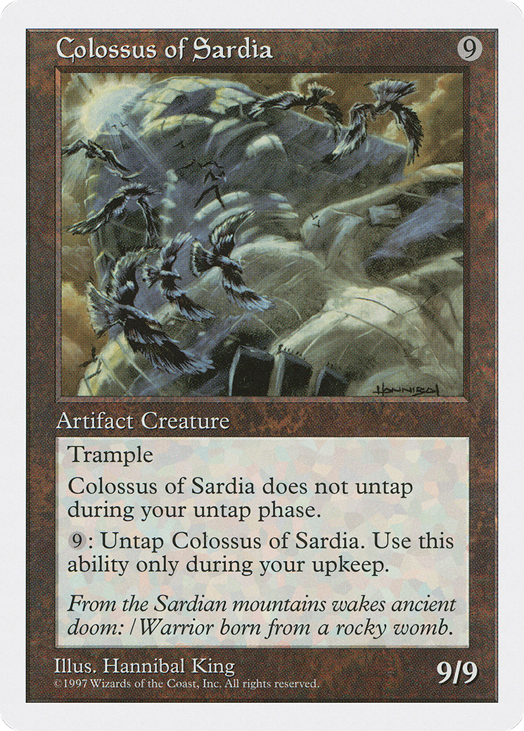 Colossus of Sardia (5ED-358) [Fifth Edition] MTG Single Wizards of the Coast