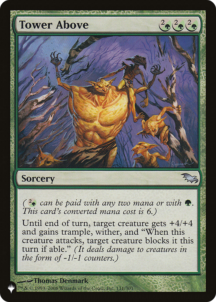 Tower Above (LIST-SHM-131) [Mystery Booster] The List MTG Single Wizards of the Coast