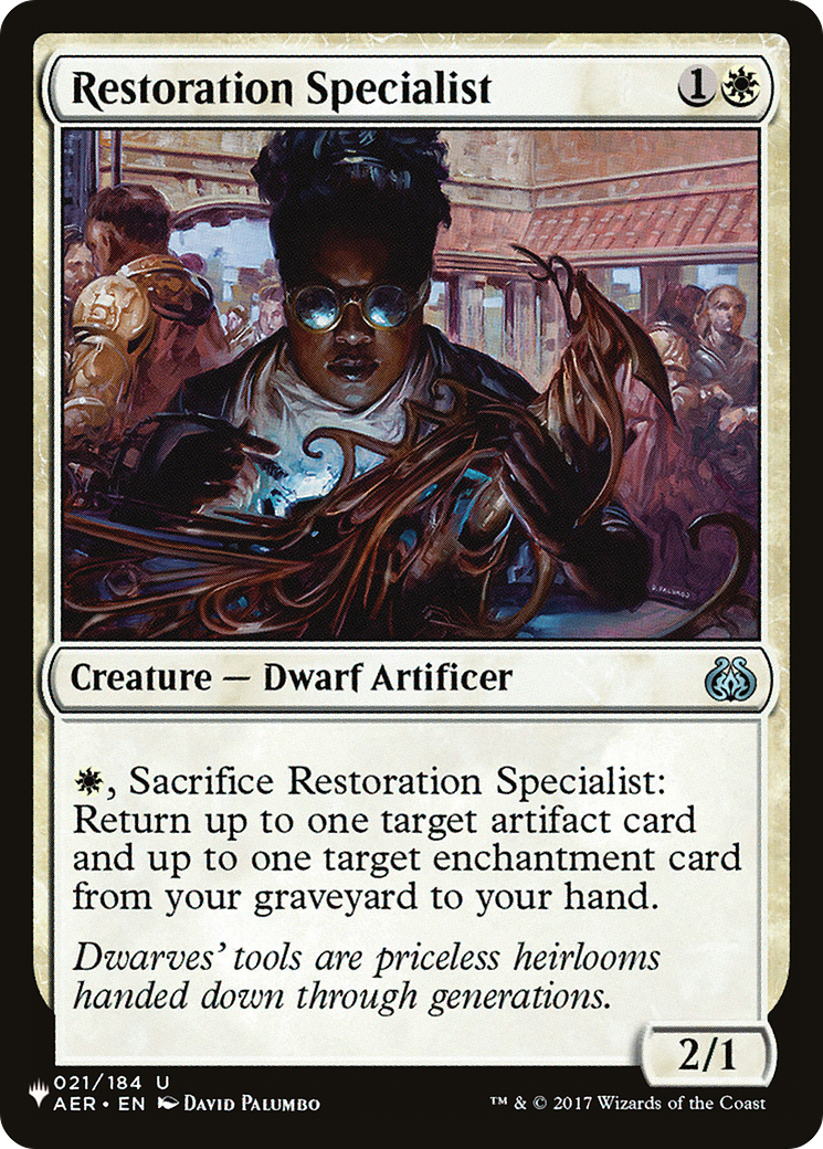 Restoration Specialist (LIST-021/184) [Mystery Booster] The List MTG Single Wizards of the Coast