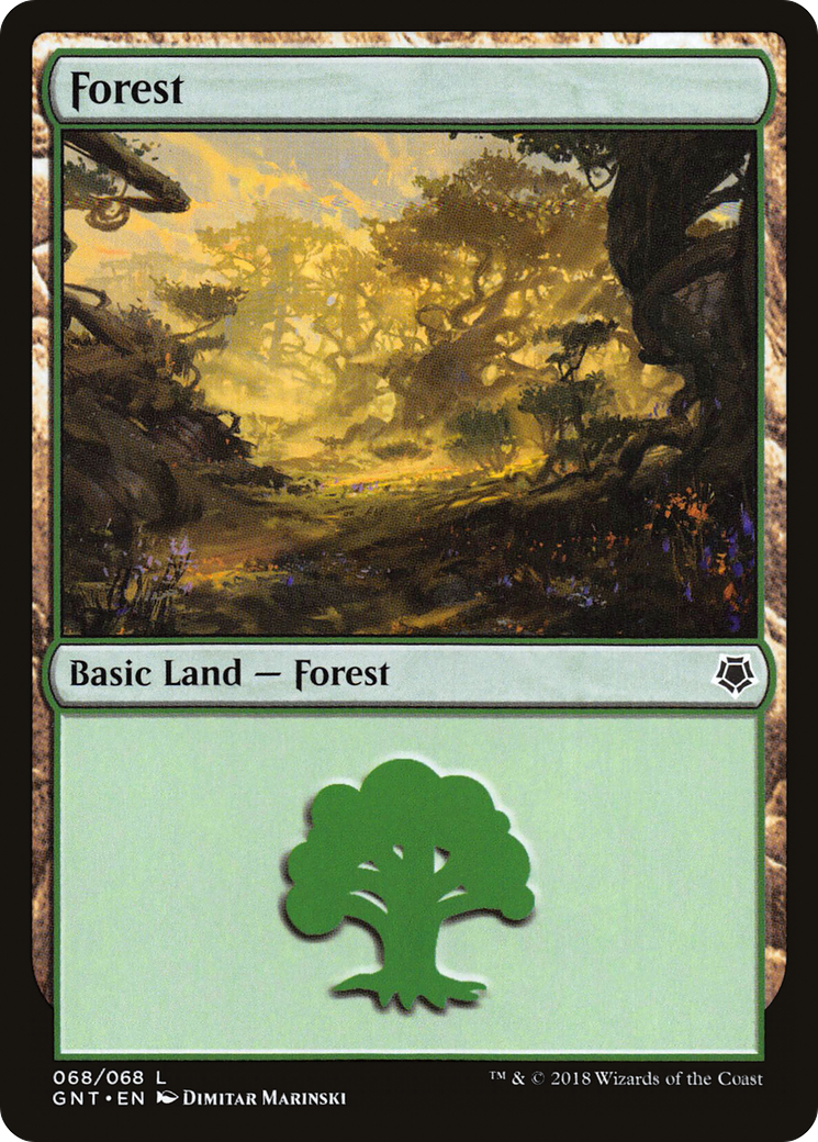 Forest (68) (GNT-068) [Misc] Game Night MTG Single Wizards of the Coast