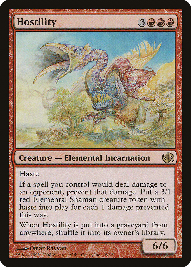 Hostility (DD2-048) [Misc] Duel Decks: Jace vs. Chandra MTG Single Wizards of the Coast