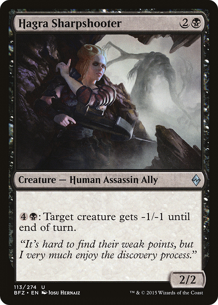 Hagra Sharpshooter (BFZ-113) [Battle for Zendikar] Foil MTG Single Wizards of the Coast