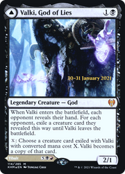 Valki, God of Lies (PRE-114) [Kaldheim Promos] Foil MTG Single Wizards of the Coast
