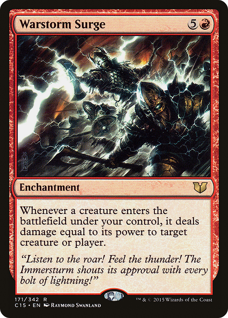 Warstorm Surge (C15-171) [Commander 2015] MTG Single Wizards of the Coast