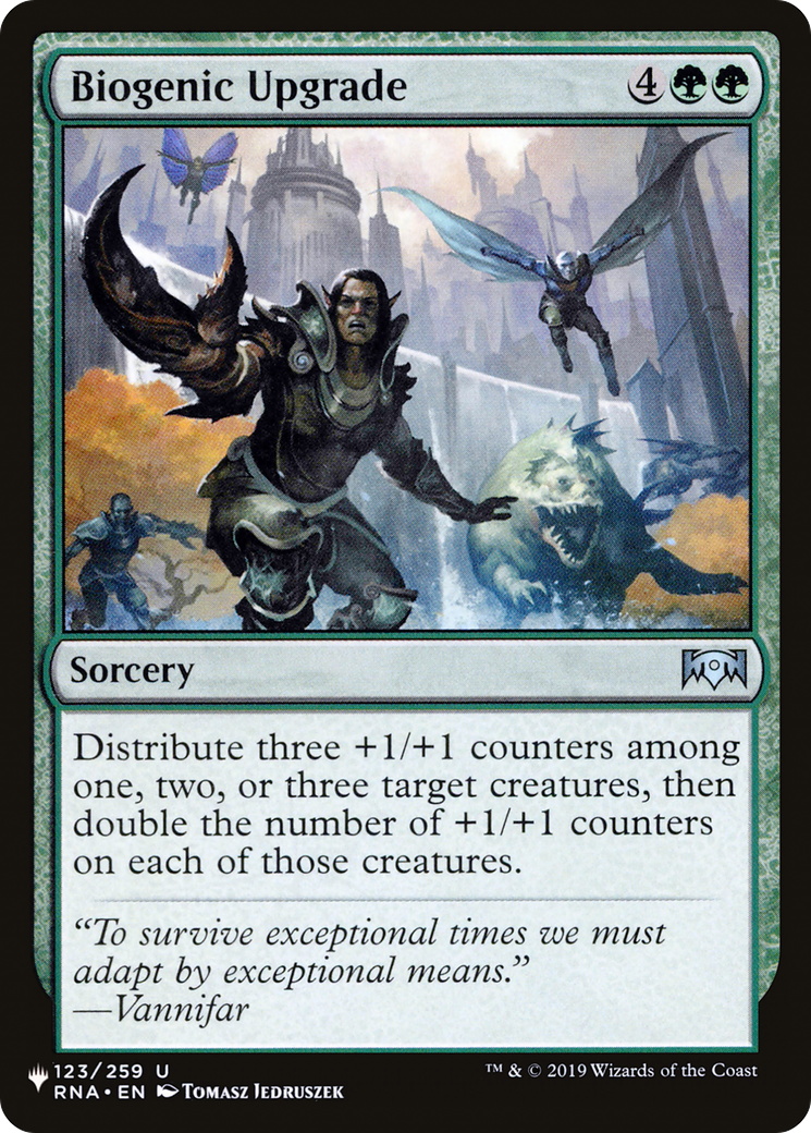 Biogenic Upgrade (LIST-RNA-123) [Mystery Booster] The List MTG Single Wizards of the Coast