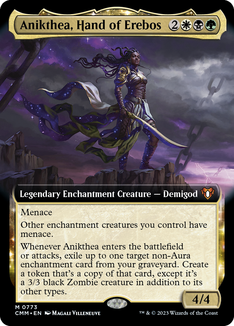 Anikthea, Hand of Erebos (CMM-773) [Commander Masters] (Extended Art) MTG Single Wizards of the Coast