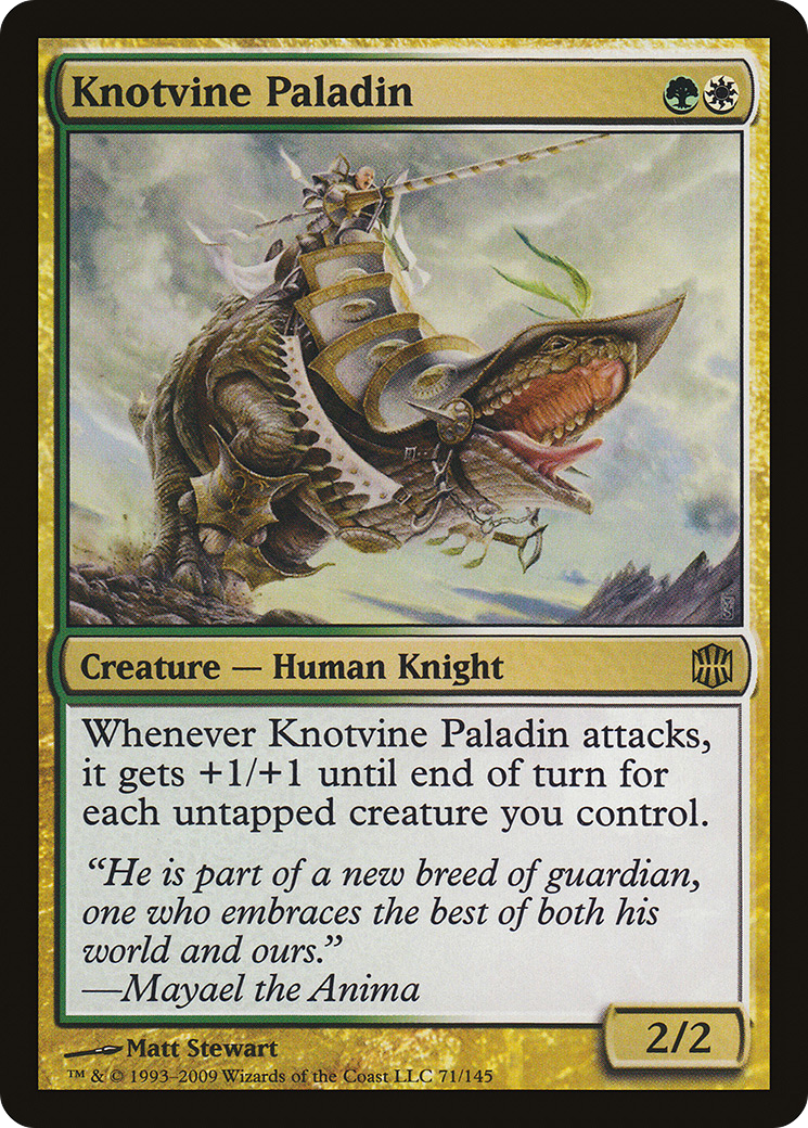 Knotvine Paladin (ARB-071) [Alara Reborn] MTG Single Wizards of the Coast