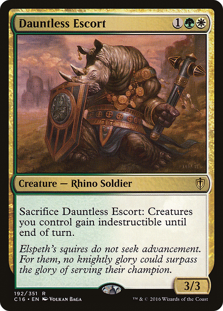 Dauntless Escort (C16-192) [Commander 2016] MTG Single Wizards of the Coast