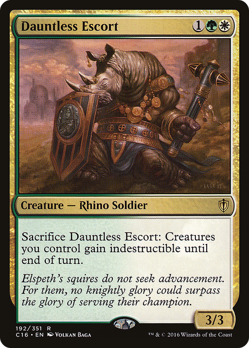 Dauntless Escort (C16-192) [Commander 2016] MTG Single Wizards of the Coast