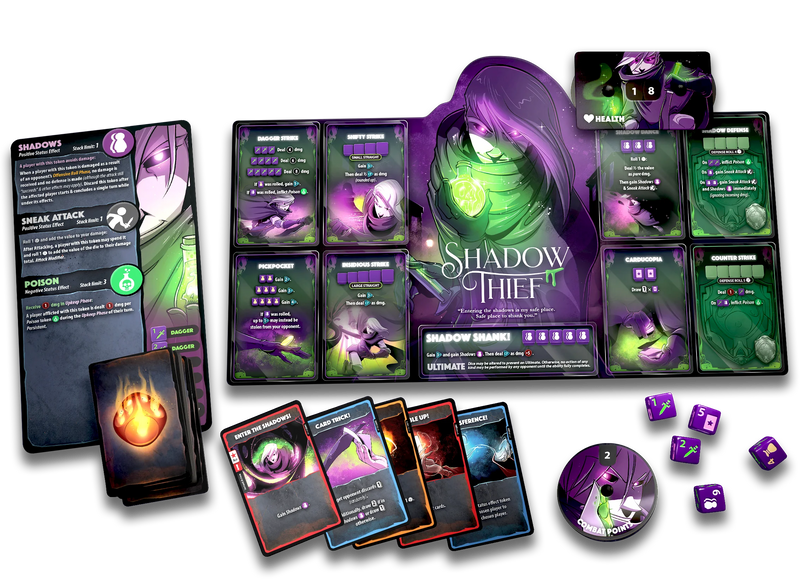 Dice Throne: Season 1 ReRolled - Pyromancer V Shadow Thief Board Games Roxley Games