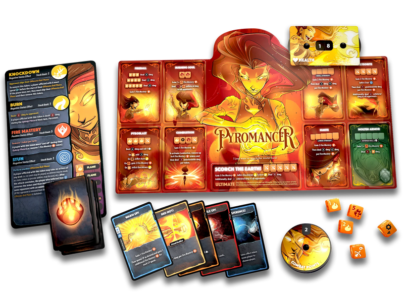 Dice Throne: Season 1 ReRolled - Pyromancer V Shadow Thief Board Games Roxley Games