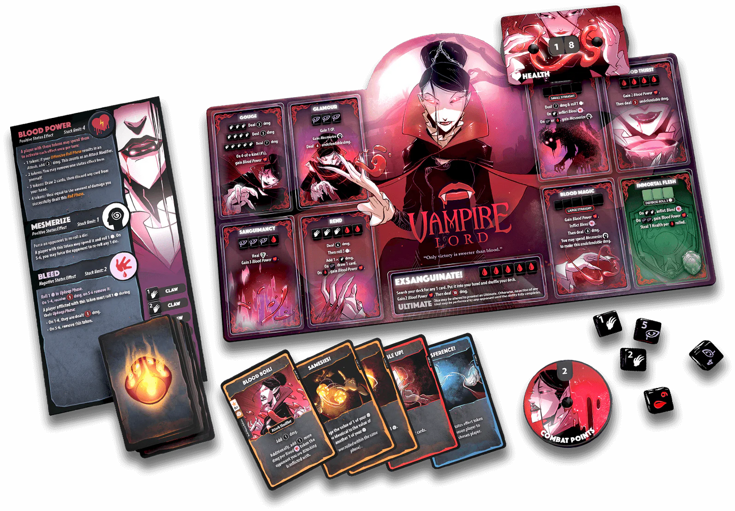 Dice Throne: Season 2 - Seraph V Vampire Lord Board Games Roxley Games