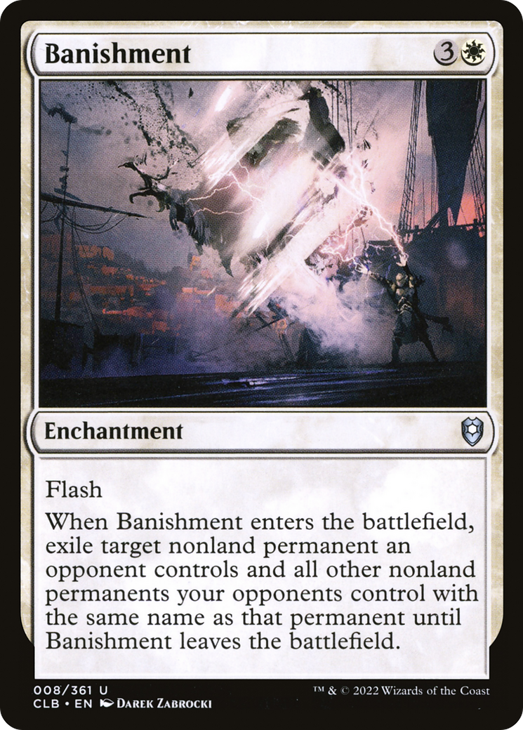 Banishment (CLB-008) [Commander Legends: Battle for Baldur's Gate] Foil MTG Single Wizards of the Coast