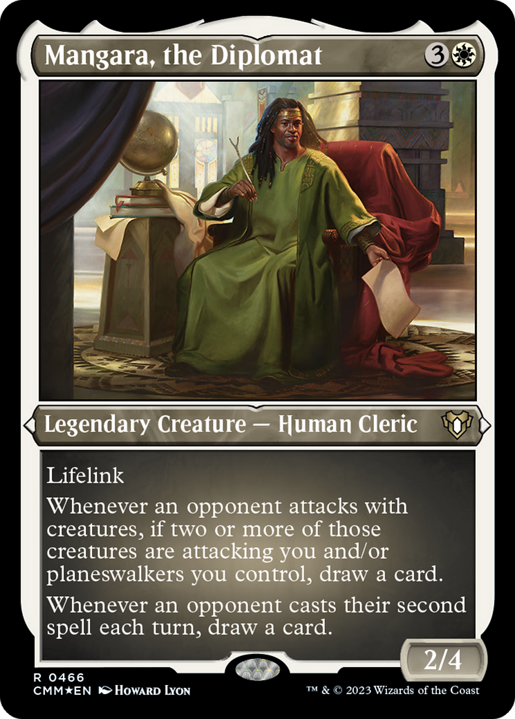 Mangara, the Diplomat (CMM-466) [Commander Masters] Etched Foil MTG Single Wizards of the Coast