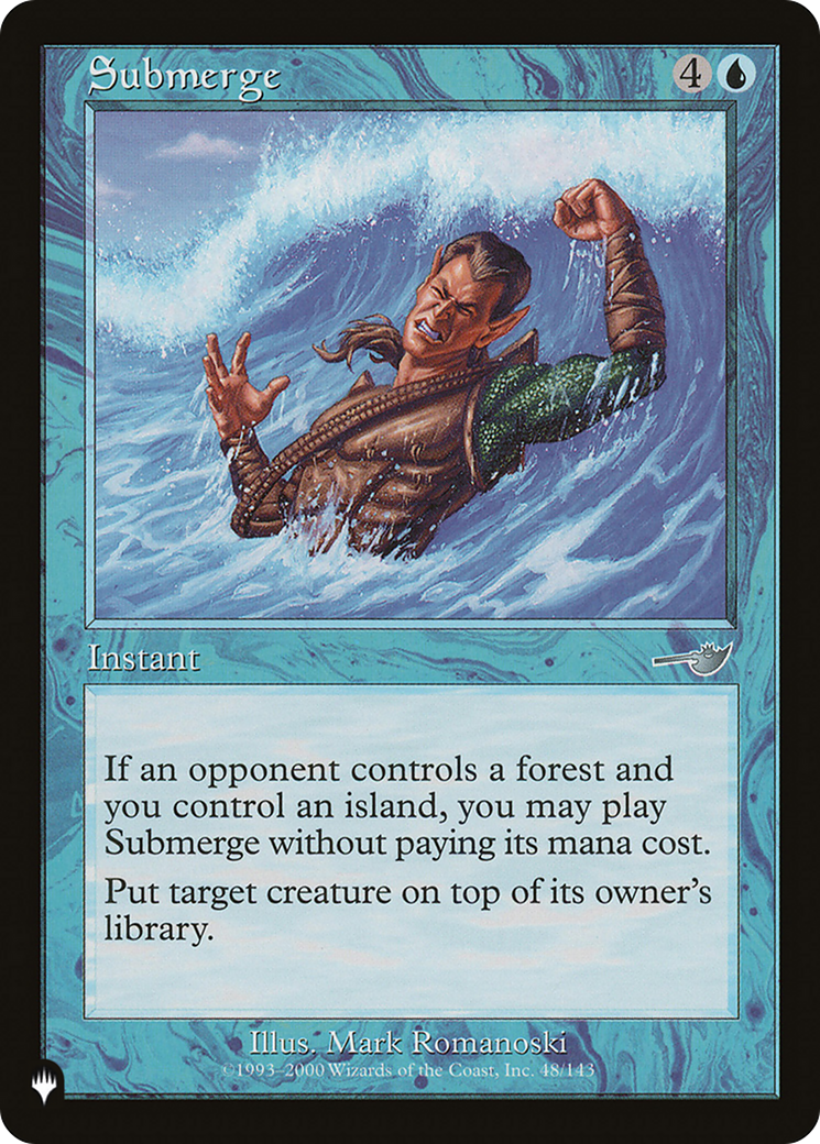 Submerge (LIST-48/143) [Mystery Booster] The List MTG Single Wizards of the Coast