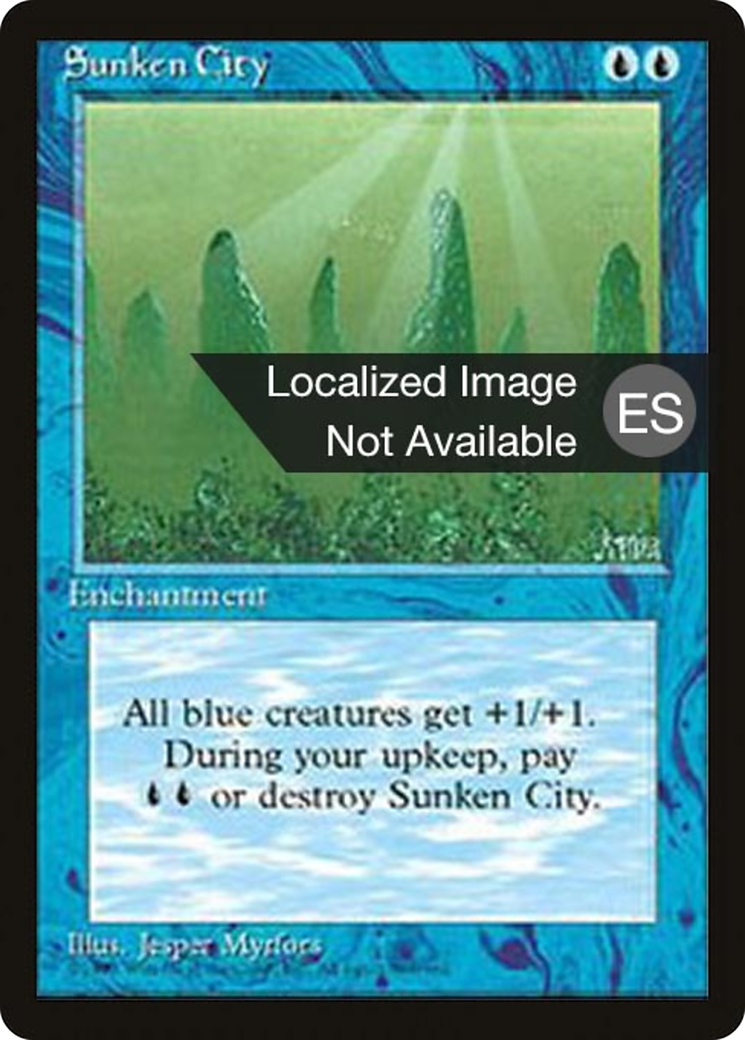 Sunken City (4BB-106) [Fourth Edition Foreign Black Border] MTG Single Wizards of the Coast