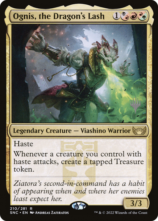 Ognis, the Dragon's Lash (PPSNC-210P) [Streets of New Capenna Promos] MTG Single Wizards of the Coast