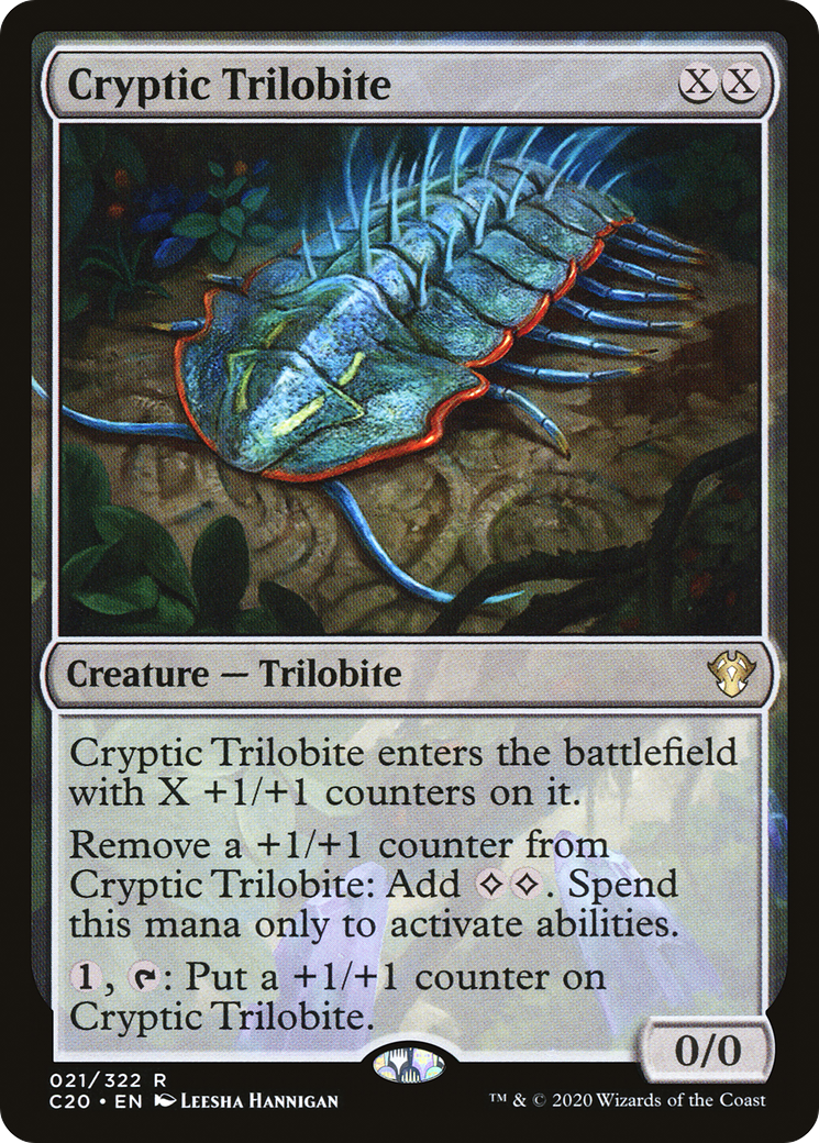 Cryptic Trilobite (C20-021) [Commander 2020] MTG Single Wizards of the Coast