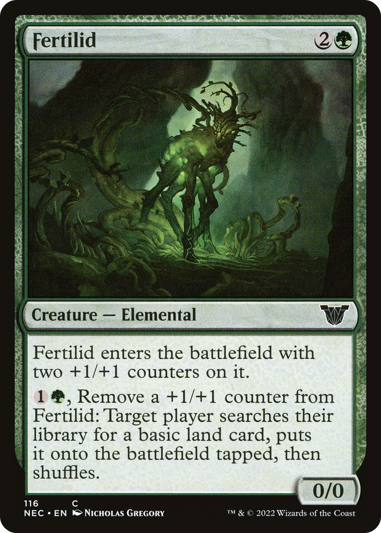 Fertilid (NEC-116) [Neon Dynasty Commander] MTG Single Wizards of the Coast
