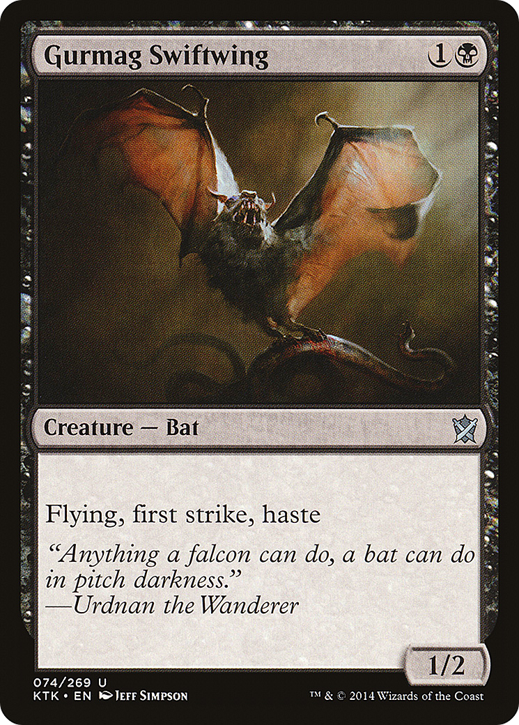 Gurmag Swiftwing (KTK-074) [Khans of Tarkir] MTG Single Wizards of the Coast
