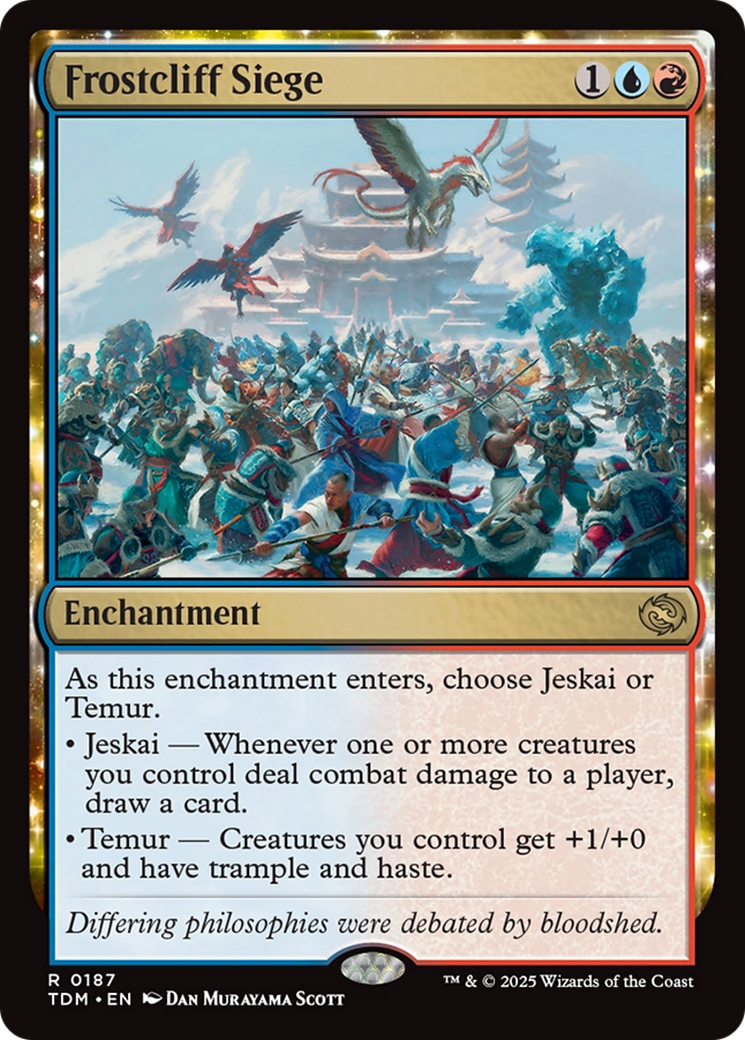 Frostcliff Siege (TDM-187) [Tarkir: Dragonstorm] Foil MTG Single Wizards of the Coast