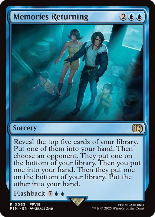 Memories Returning (FIN-063) [FINAL FANTASY] MTG Single Wizards of the Coast