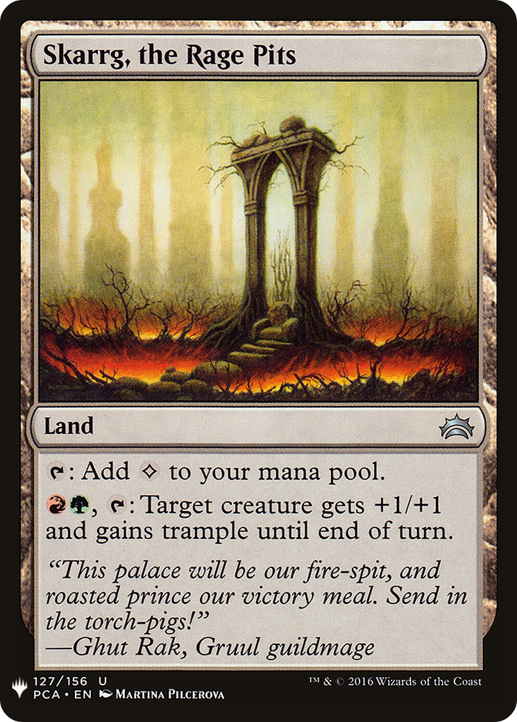 Skarrg, the Rage Pits (LIST-127) [Mystery Booster] The List MTG Single Wizards of the Coast