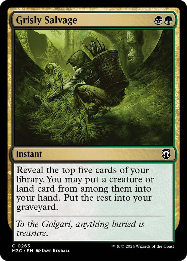 Grisly Salvage (M3C-263) [Modern Horizons 3 Commander] MTG Single Wizards of the Coast