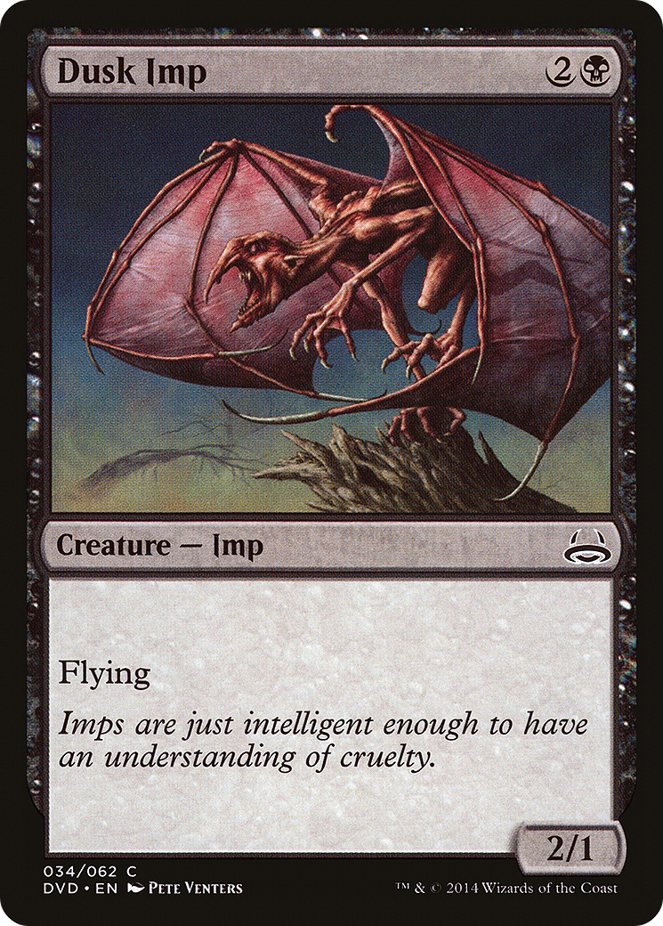 Dusk Imp (DD3-034) [Misc] Duel Decks Anthology: Divine vs. Demonic MTG Single Wizards of the Coast
