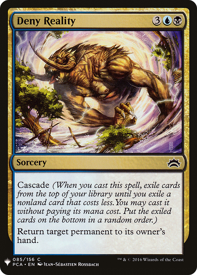 Deny Reality (LIST-PCA-85) [Mystery Booster] The List MTG Single Wizards of the Coast