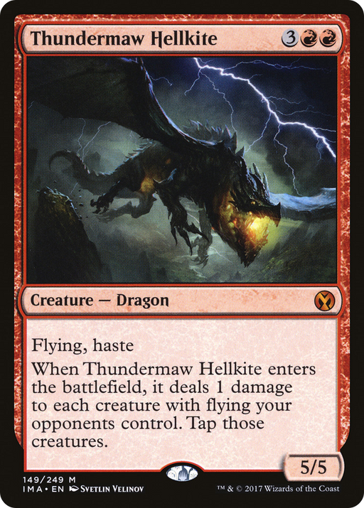 Thundermaw Hellkite (IMA-149) [Iconic Masters] MTG Single Wizards of the Coast