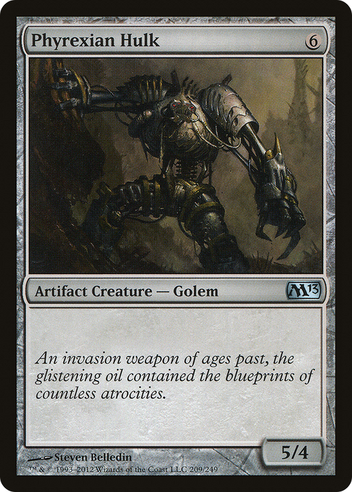 Phyrexian Hulk (M13-209) [Magic 2013] Foil MTG Single Wizards of the Coast
